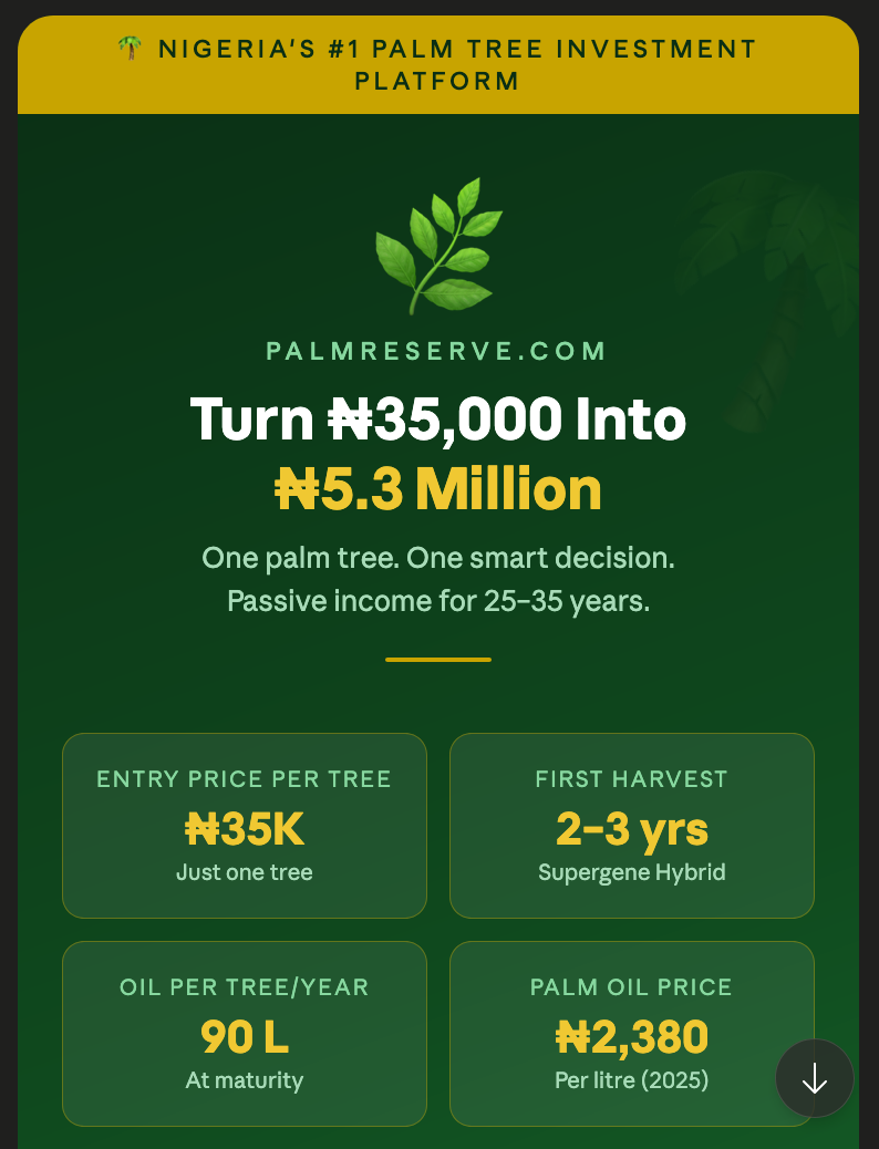 PalmReserve - Grow Wealth From The Ground Up